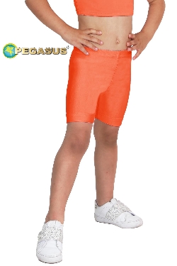 PANTALONCINO DANZA LYCRA ARANCIONE BABY